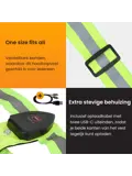 Hardloopvest met verlichting oplaadbaar
