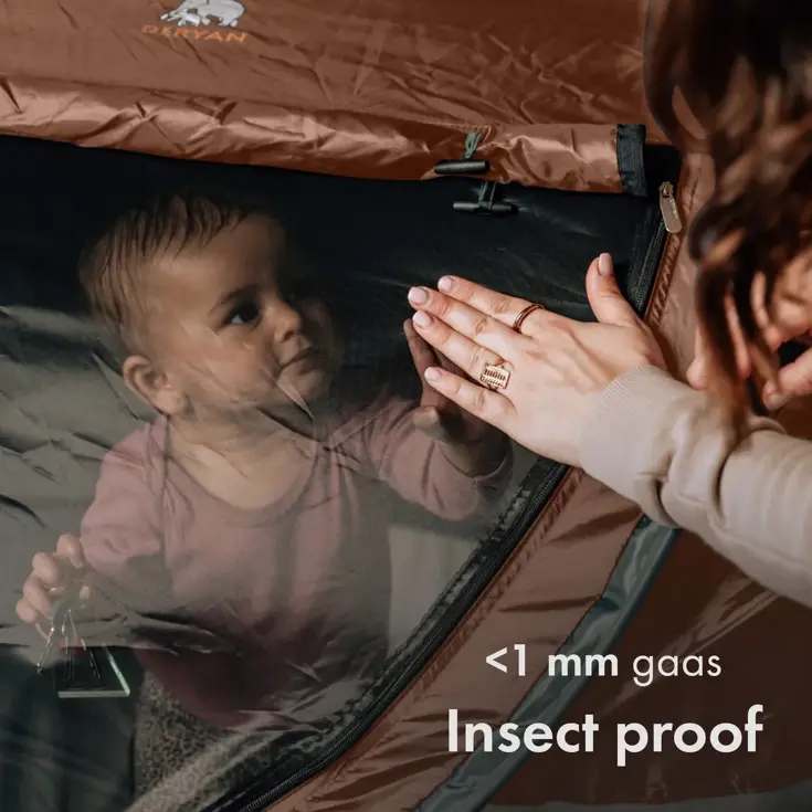 Peuter luxe campingbedje - Zelfopblaasbare matras