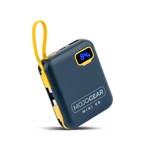 Powerbank 10.000 mAh met Kabels - Blauw