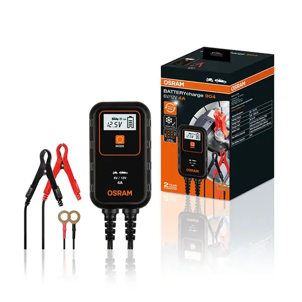 Acculader 6/12 volt 4 ampère