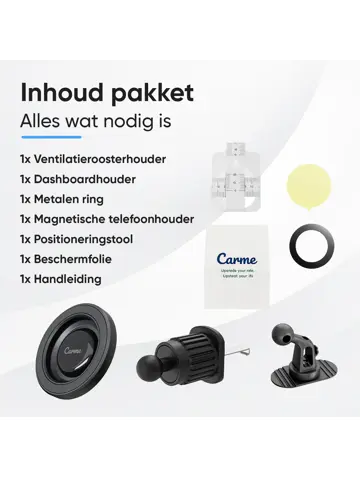 MagSafe Telefoonhouder Auto - Zwart