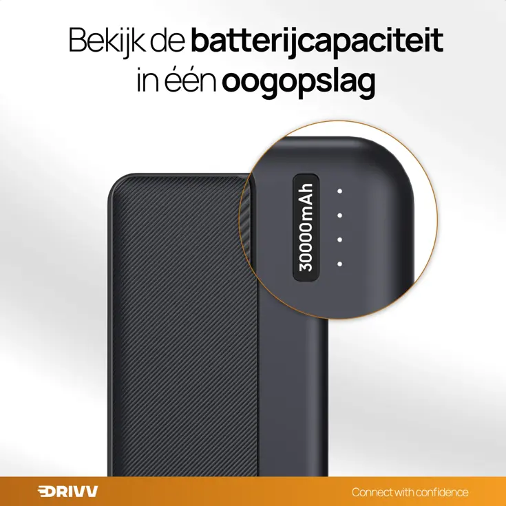 Powerbank 30000 mAh - 22.5W Snellader