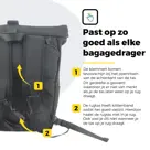 Voltano Luxe E-bike Rolltop Fietstas