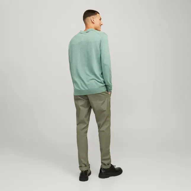 Heren Cigor Linen Split Neck