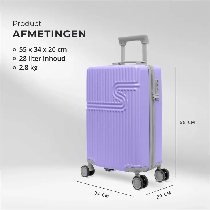 Handbagage koffer 55cm - 28L