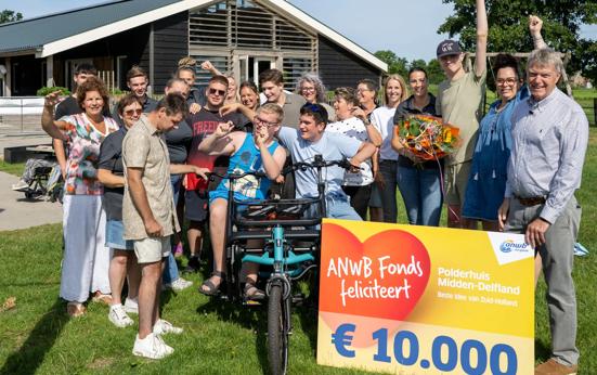 In Zuid-Holland wint Polderhuis Midden-Delfland 10.000 euro van het ANWB Fonds