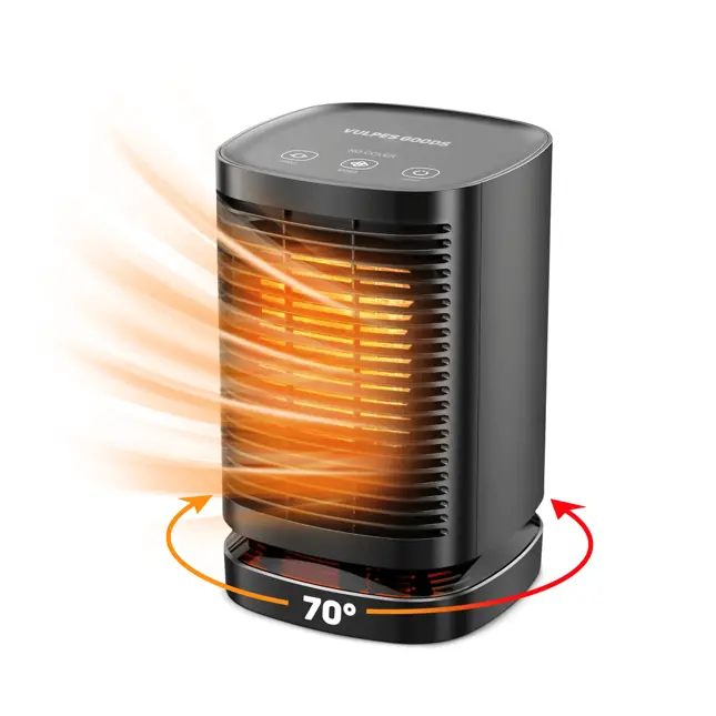 Elektrische Kachel  Zwart- 950W - Ventilatorkachel