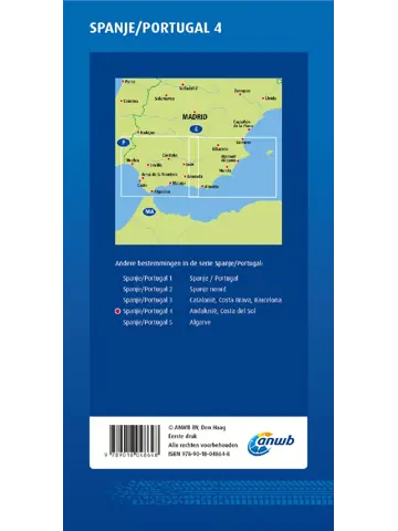 ANWB Wegenkaart Andalusië en Costa del Sol