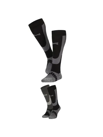 2 paar - Unisex - Skisokken