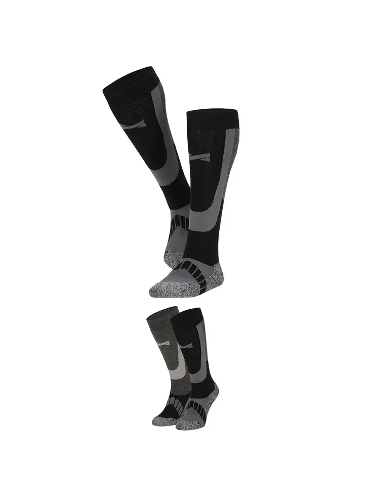 6 paar - Unisex - Skisokken