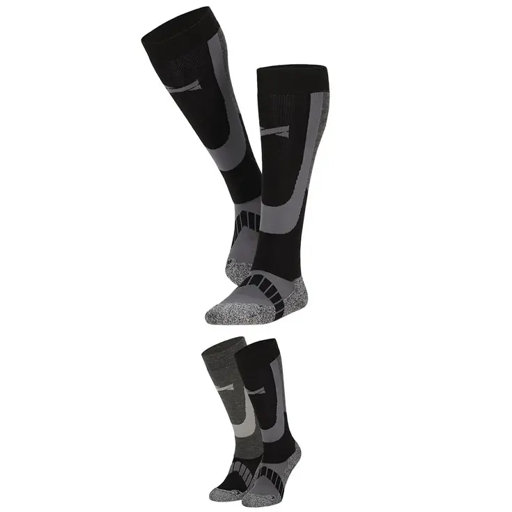 2 paar - Unisex - Skisokken
