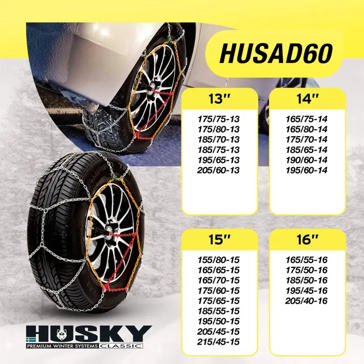 Husky Classic 60 Sneeuwkettingen