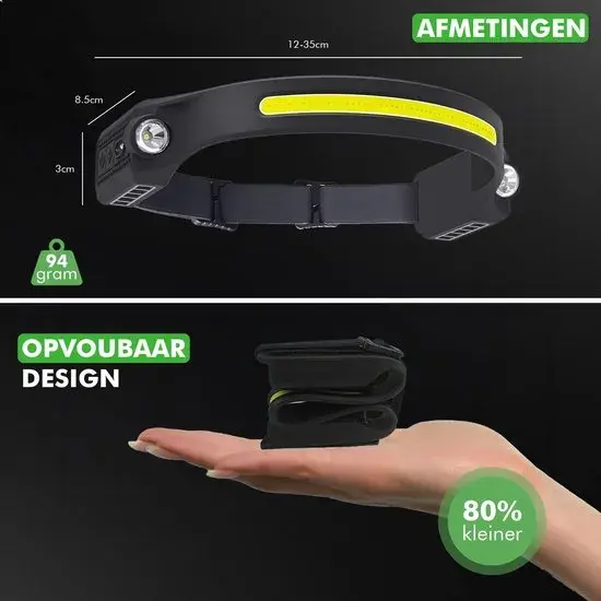 Hoofdlamp Oplaadbaar – LED