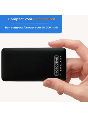 Extra Fast Powerbank 20.000 mAh – 3 poorten