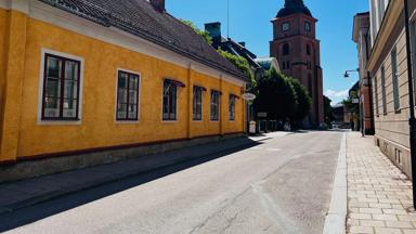 zweden_midden-zweden_falun-straat-kerk_maaike de wit