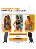 Waterdichte Telefoonhoesje 6.8" Zwart - Drijvend