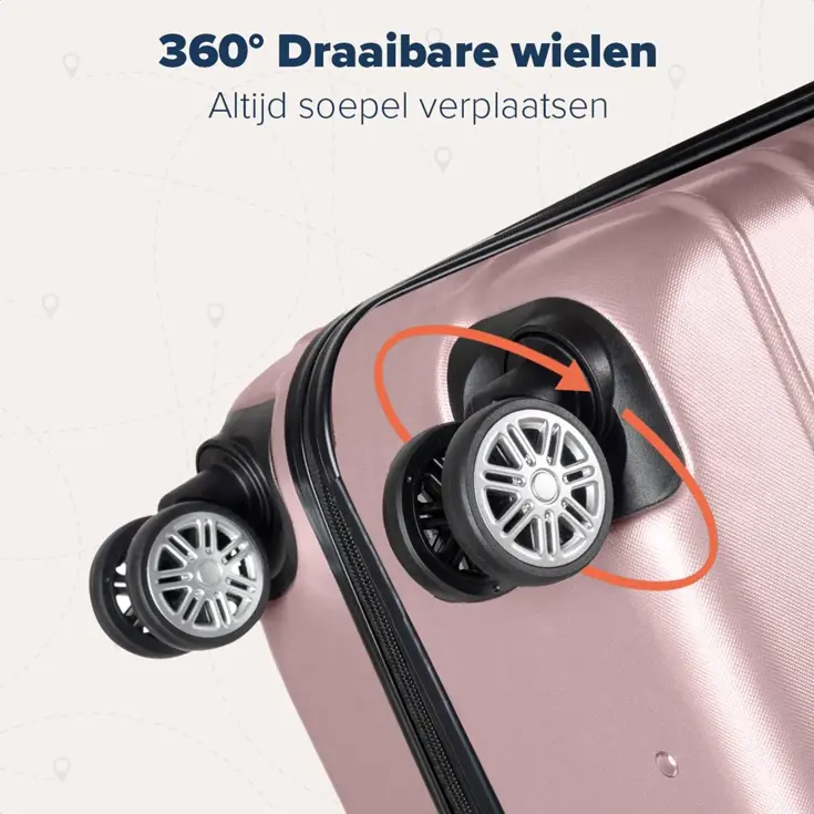 Handbagage Koffer – 38L – Roségoud