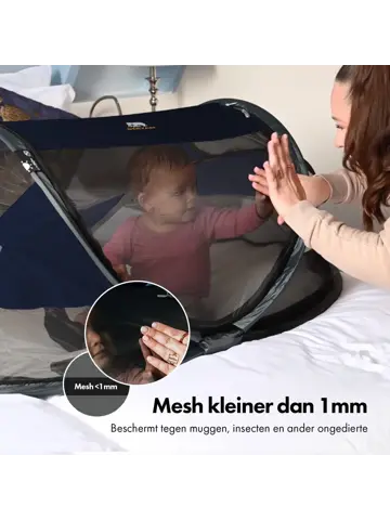 Baby luxe campingbedje - Zelfopblaasbare matras