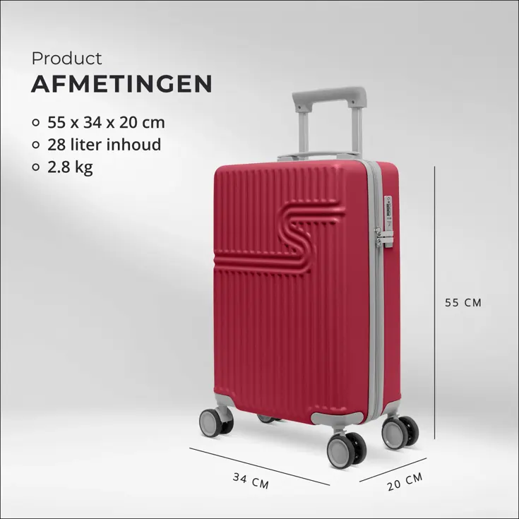 Handbagage koffer 55cm - 28L
