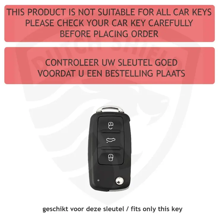 Metalen Sleutelhoesje voor Volkswagen grijs A3