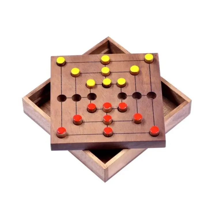 Mill – Houten Strategisch Denkspel