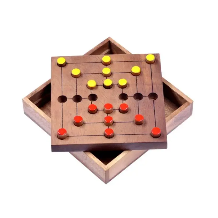 Mill – Houten Strategisch Denkspel