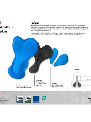 bikeboxer dames Endurance Zwart