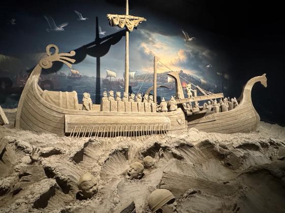 Impressie van Zandsculpturen Garderen