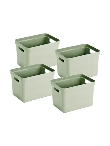 Sigma home - Opbergbox - 18L - 4-delig