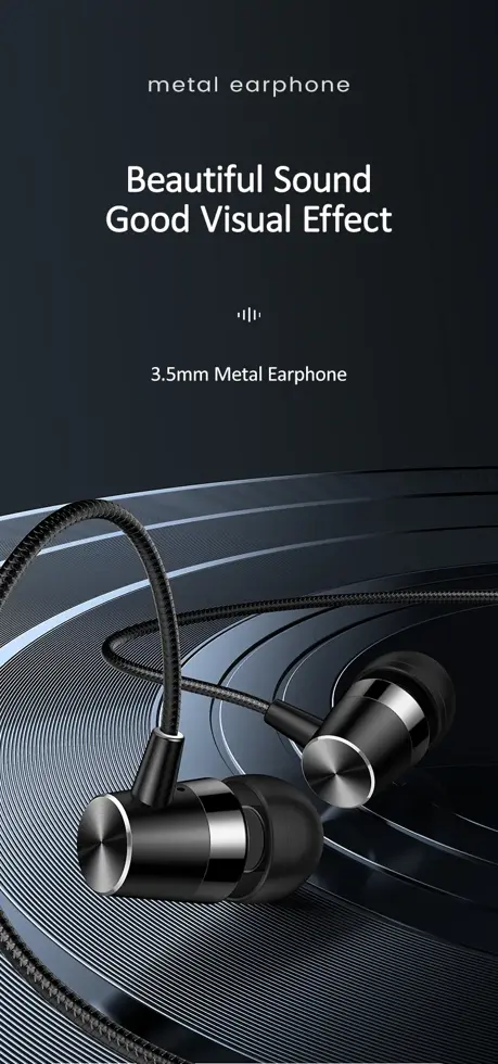Bedrade In-Ear Oortjes AUX - USAMS