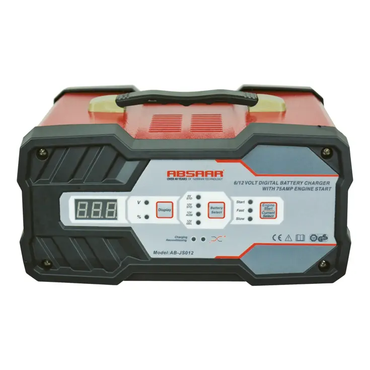 Acculader en Jumpstarter 6V/12V 12A tot 120Ah