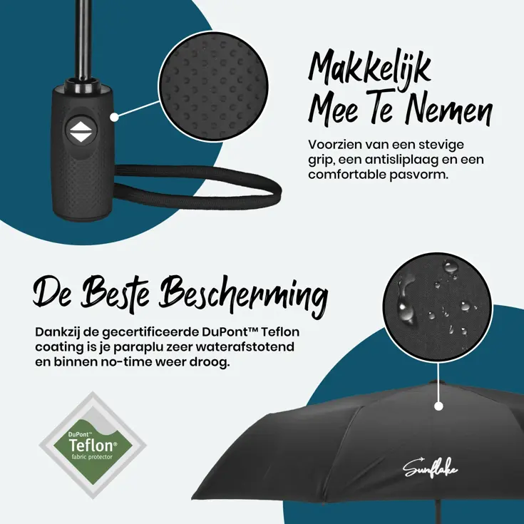 Stormparaplu opvouwbaar - Automatisch