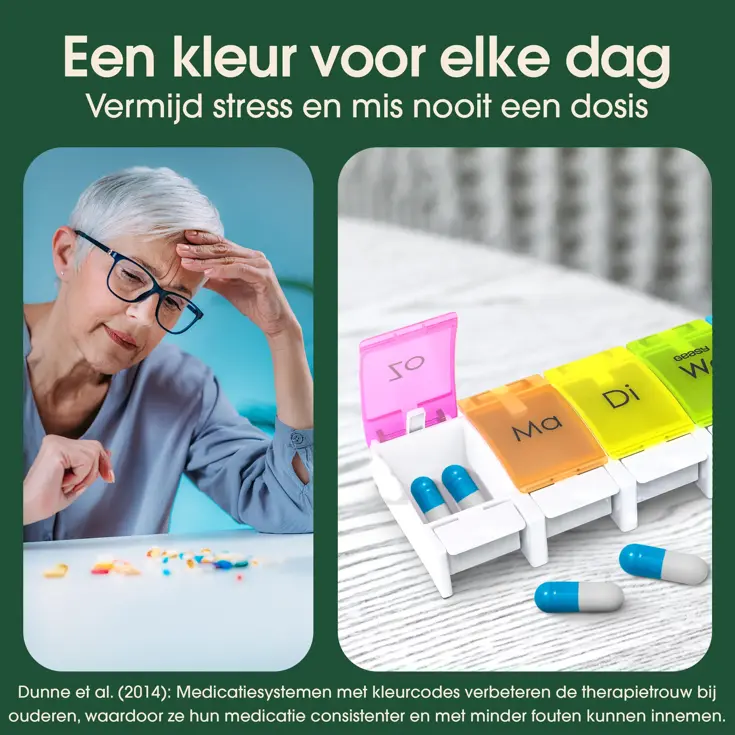 Pillendoos 7 Dagen – Grote Vakken