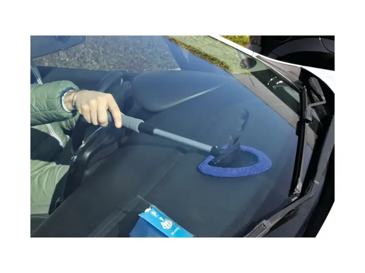 Ruitenreiniger met draaibare arm