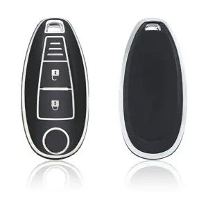 TPU Sleutelhoesje voor Suzuki zwart A3A