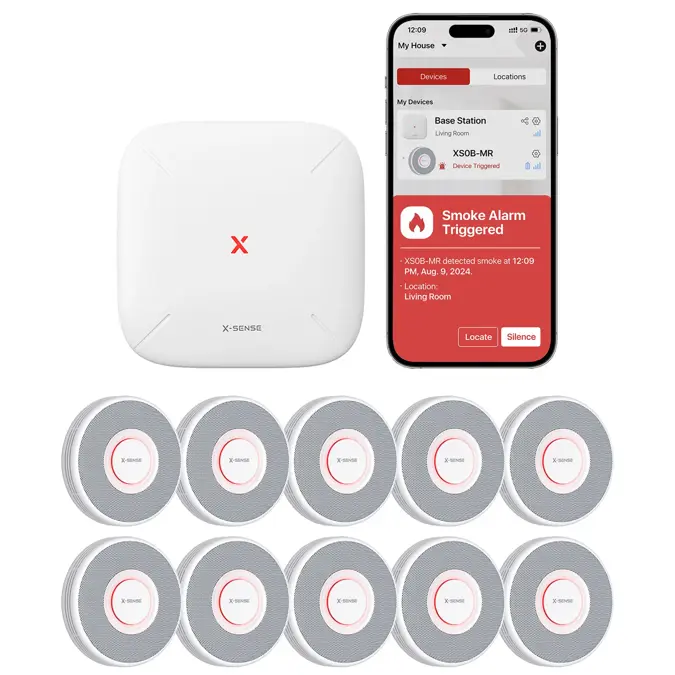 Link+ Pro bundel 10 Voice rookmelders