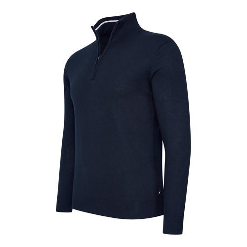 Heren Bergamo Zip Pullover Cappuccino Italia