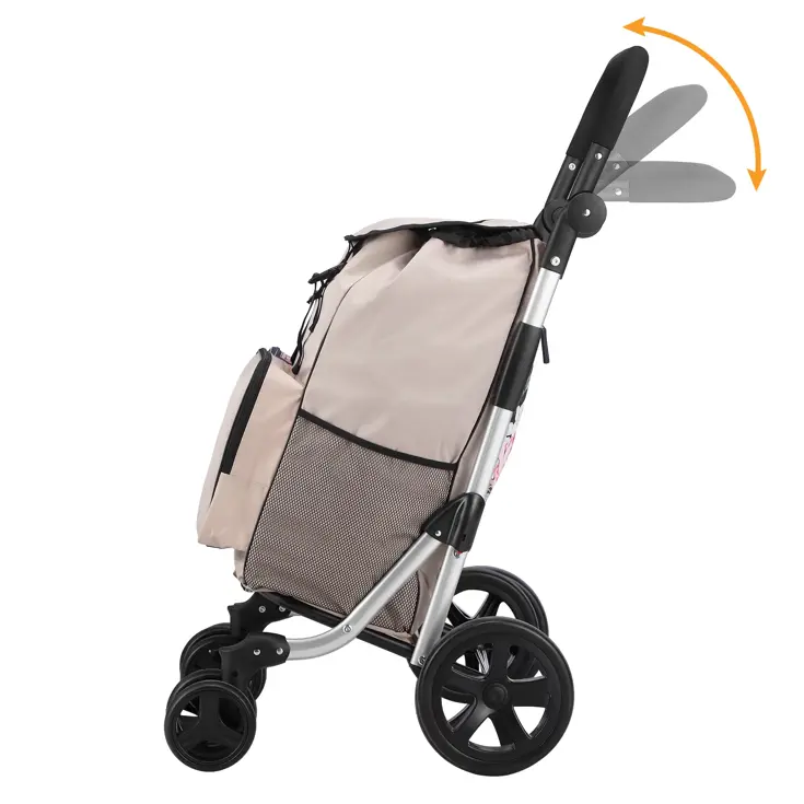 Boodschappentrolley 60L - 4 Wielen