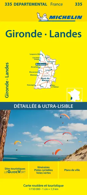 Wegenkaart Local 335 Gironde Landes