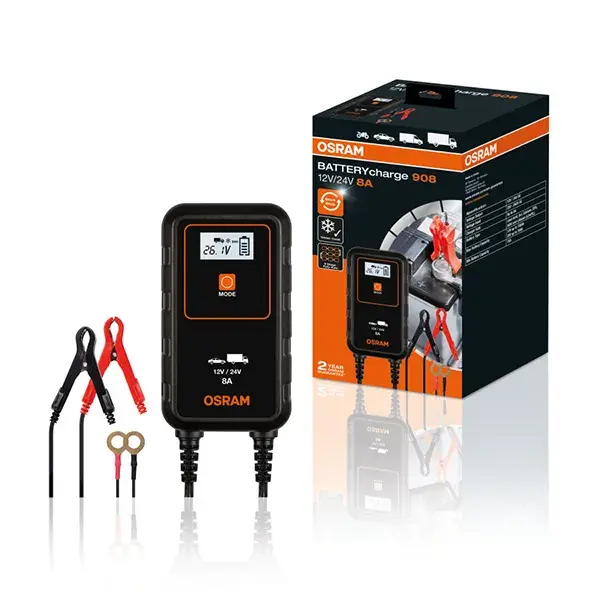 Acculader 12/24 volt 8 ampère