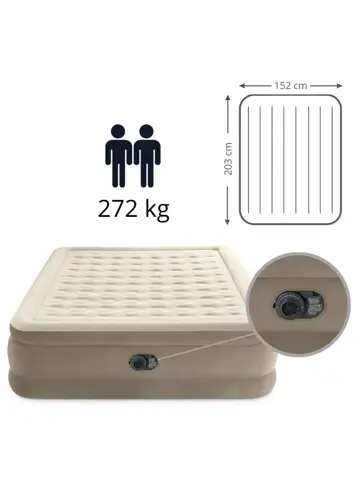 Luchtbed - Intex - 2P - 152x203 + Pomp