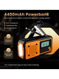 Noodradio FM/AM - 4400mAh - Solar Opwindbaar