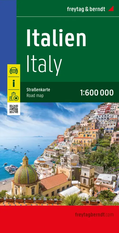 Wegenkaart Italië 2-zijdig