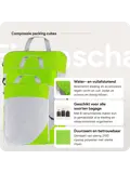 Packing cubes compressie set – 6-delig – Groen