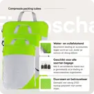 Packing cubes compressie set – 6-delig – Groen