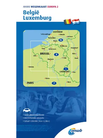 ANWB Wegenkaart België en Luxemburg