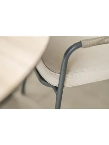 Aleria 2st taupe Tuinstoel Garden Impressions