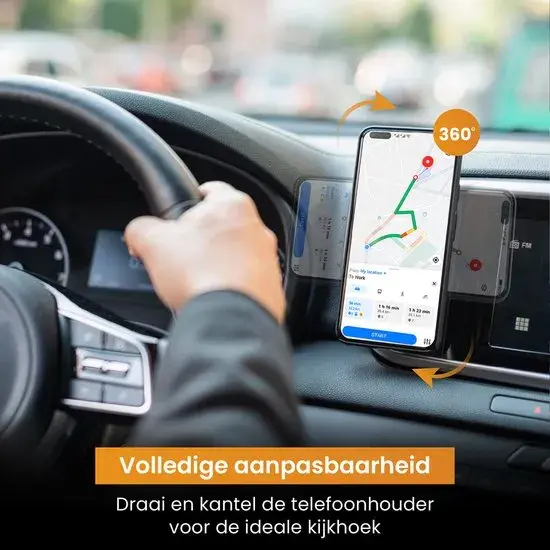 Telefoonhouder Auto Magneet 360˚C Rotatie