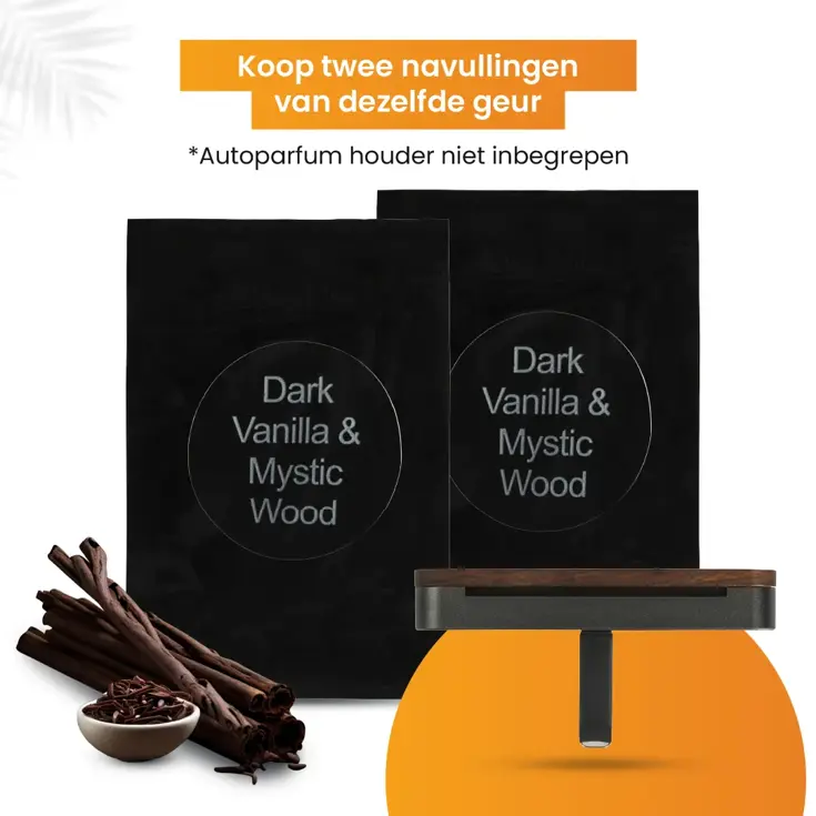 Autoparfum Navulling - Vanille & Mystiek Hout