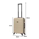 BlockTravel handbagage - S - TSA-slot - 39L